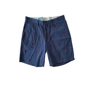 Castaway Nantucket Island Men Cisco Shorts 34 waist Embroidered Crawfish/Lobster